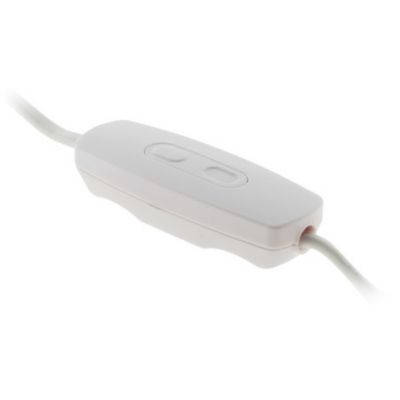 Variateur pour LED de 1 à 50 W précablé avec fiche 6A coloris blanc
