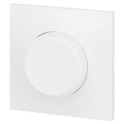 Variateur rotatif Legrand Neptune plastique brillant blanc