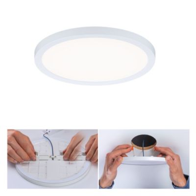 VariFit Panneau encastré LED Areo IP44 rond 175 mm 13W 1200lm 4000K Blanc