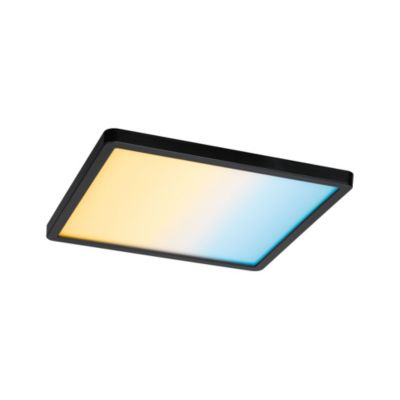 VariFit Panneau encastré LED Smart Home Zigbee 3.0 Areo IP44 carré 230x230mm  16W 1400lm Tunable White Noir gradable