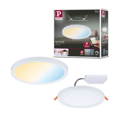 VariFit Panneau encastré LED Smart Home Zigbee 3.0 Areo IP44 rond 175 mm 13W 1200lm Tunable White Blanc gradable