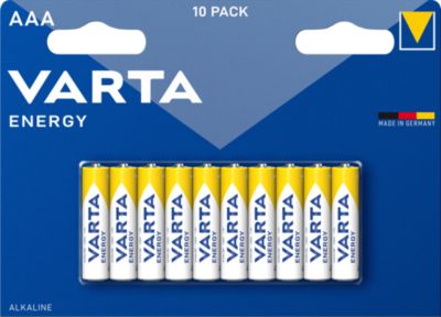 Varta - Pack de 2 - Blister de 10 Piles Alcalines ENERGY AAA