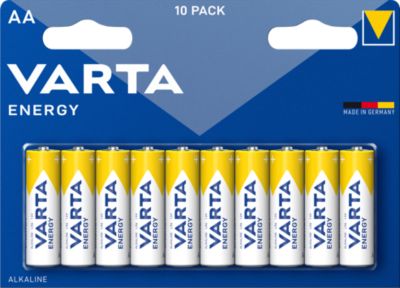 Varta - Pack de 2 - Blister de 10 Piles Alcalines ENERGY AA