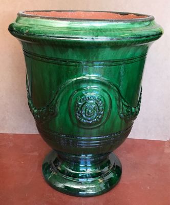 Vase Anduze vert H.50 cm Castorama