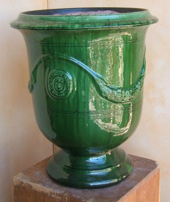Vase Anduze vert H.60 cm Castorama