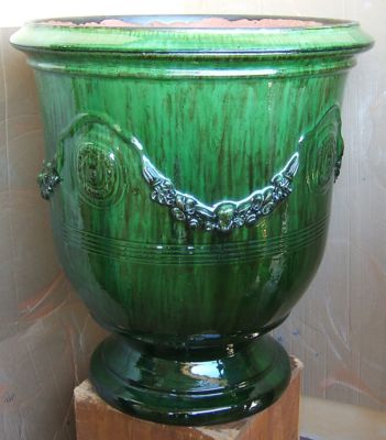 Vase Anduze vert H.85 cm Castorama