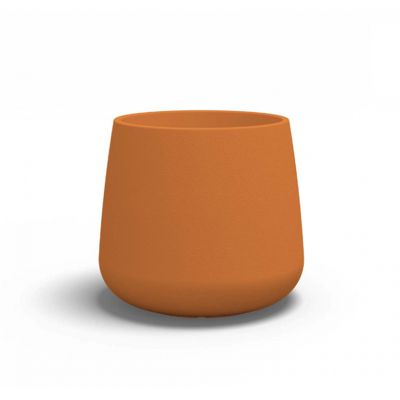 Vase au design moderne diamètre 93 H65 en polymère Impruneta résistant, pour l'intérieur et l'extérieur - Monacis