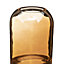 Vase bouteille Line H.25cm bronze fumé