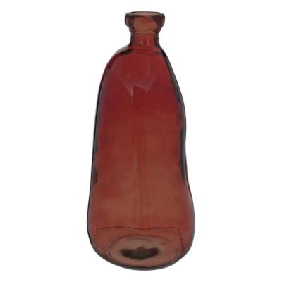 Vase bouteille "Uly" en verre recyclé H51cm ambre - Atmosphera Créateur d'intérieur