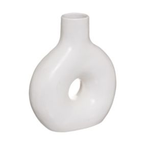 Vase Circle en Céramique D 17 x H 21 cm