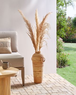 Vase décoratif ELATIA 50 cm Rotin Naturel | Castorama