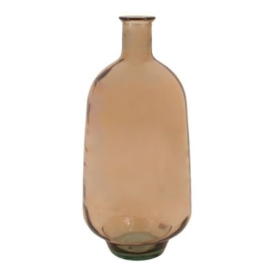 Vase Eva 'Lune' En Verre Décoré - Neuf, Diamètre 37cm, Hauteur 33cm