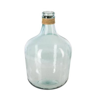 Vase Dame Jeanne - verre - transparent - H43 cm - Atmosphera