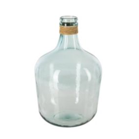 Vase Dame Jeanne - verre - transparent - H43 cm - Atmosphera