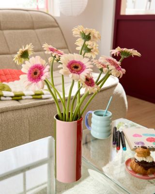 Vase décoratif en céramique Taxi Brousse x Castorama multicolore H19 cm