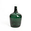 Vase décoratif en verre recyclé Jeanne vert 10L - l.24 x H.40 x Ø24 cm