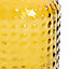 Vase décoratif en verre recyclé Point jaune 2,25L l.12 x H.20 x Ø12 cm