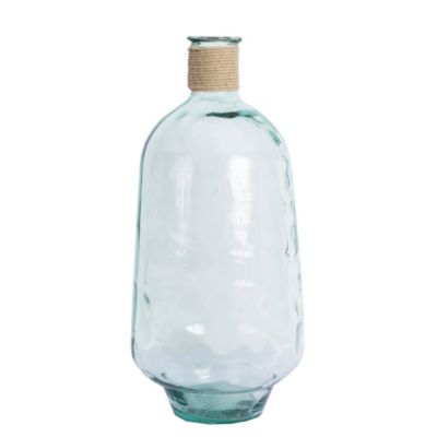 Vase décoratif style dame-jeanne en verre transparent Ø.60 cm Deko&Co