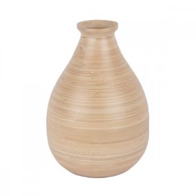 Vase design Decente H29cm Bambou Present Time