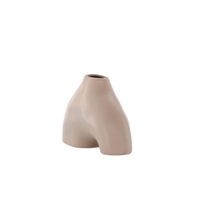 Vase en grès Kento - Rose clair
