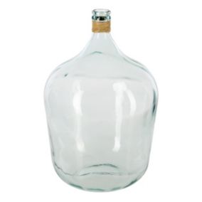 Vase en Verre "Dame Jeanne" 56cm Transparent