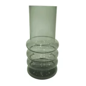 Vase en verre Lilea Ornami l.15 x H.30 cm vert