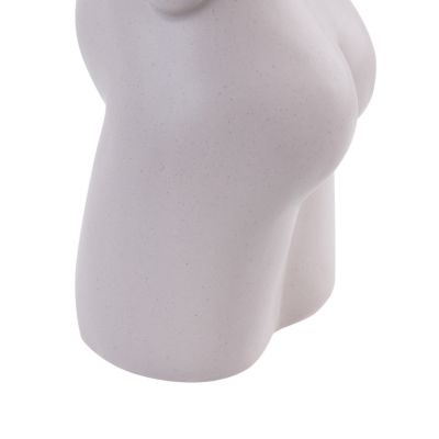 Vase à fleurs KILKIS 24 cm Céramique Beige