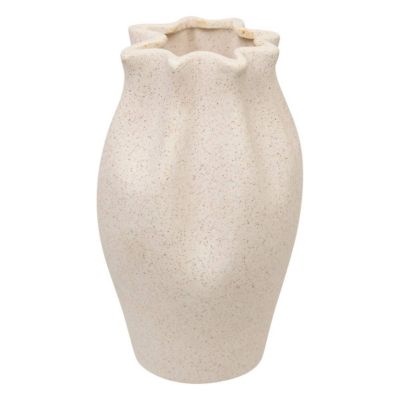 Vase Grigor blanc H20,5cm - Atmosphera