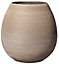 Vase haut rond terre cuite Deroma Goccia grigio Ø28 x h.28 cm