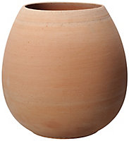 Vase haut rond terre cuite Deroma Goccia toscana Ø38 x h.38 cm