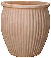 Vase Haut terre cuite Deroma Atlas ø28 x h.29,5 cm
