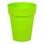 Vase mi-haut rond plastique Eda Toscane vert pistache Ø44 x h.53 cm