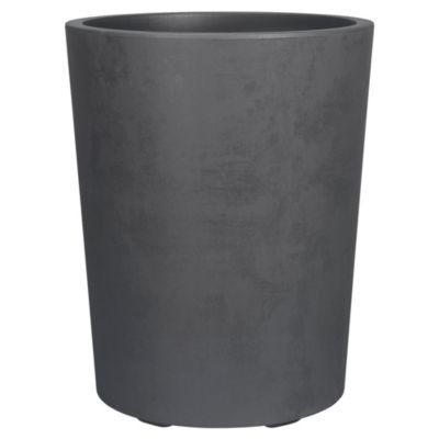 Vase plastique gris anthracite ⌀53 cm Deroma avec réserve d'eau