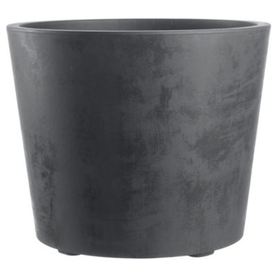 Vase plastique gris anthracite ⌀59 cm Deroma avec réserve d'eau