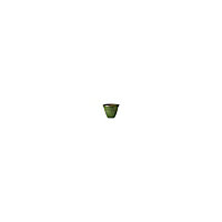 Vase rond terre cuite émaillée Campana vert Ø27 x h.20,2 cm