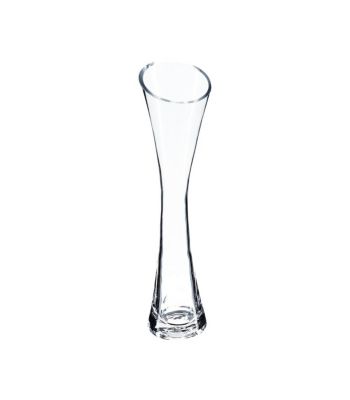 Vase Soliflore évasé en Verre H 30 cm