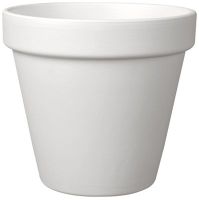 Vaso terre cuite Deroma BigBand talc ø15,6 x h.13,7 cm