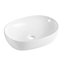 Vasque à poser ovale céramique blanc Porto