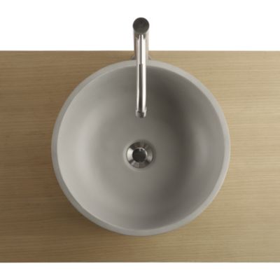 Vasque à poser ronde béton allégé Kult