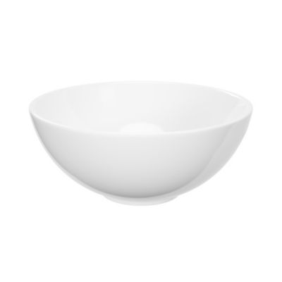 Vasque à poser ronde en céramique blanc Ø37,5 x H.18 cm, GoodHome Tasi