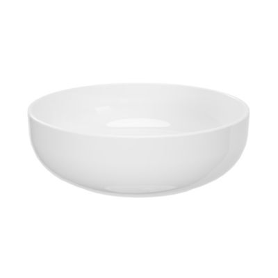 Vasque à poser ronde en céramique blanc brillant GoodHome Cavally