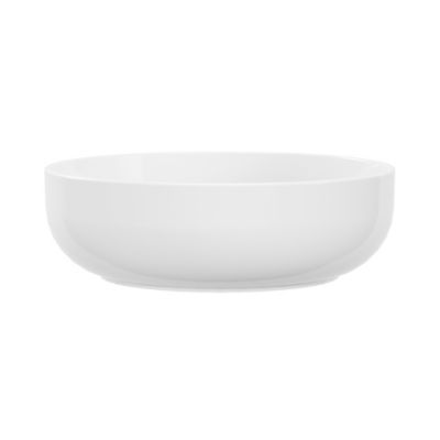 Vasque à poser ronde en céramique blanc brillant GoodHome Cavally