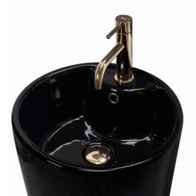 Vasque Autoportante Rea Blanka Black Round