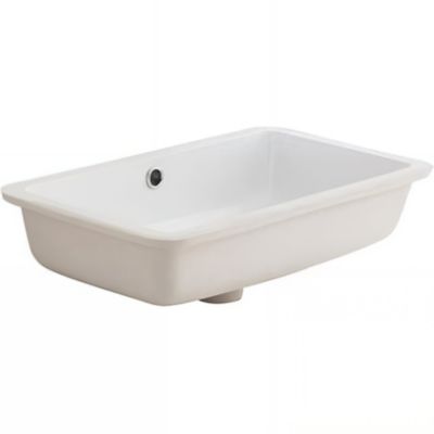 Vasque céramique traditionnelle SANINDUSA encastrer par dessous Agres blanc
