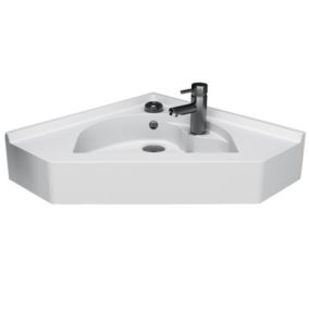 Vasque d'angle suspendue RESIANGLE- 50x50cm