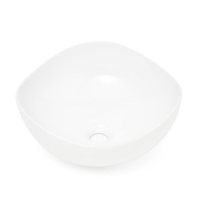 Vasque design Satum Feel 38x38 cm sans trou pour robinet (SATUMFEEL383838)