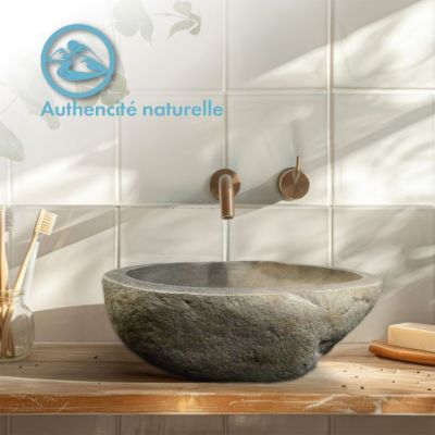 Vasque en pierre naturelle Mera beige | BCA Matériaux