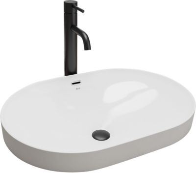 Vasque À Encastrer Rea Arleta White Oval