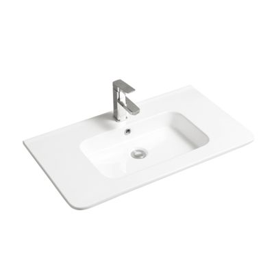 Vasque à encastrer rectangulaire - 80 x 46 cm - Blanc brillant - ORIS 800