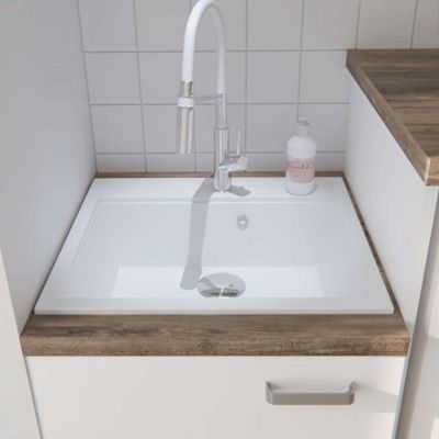 Vasque à encastrer SINK en résine 58x52 cm